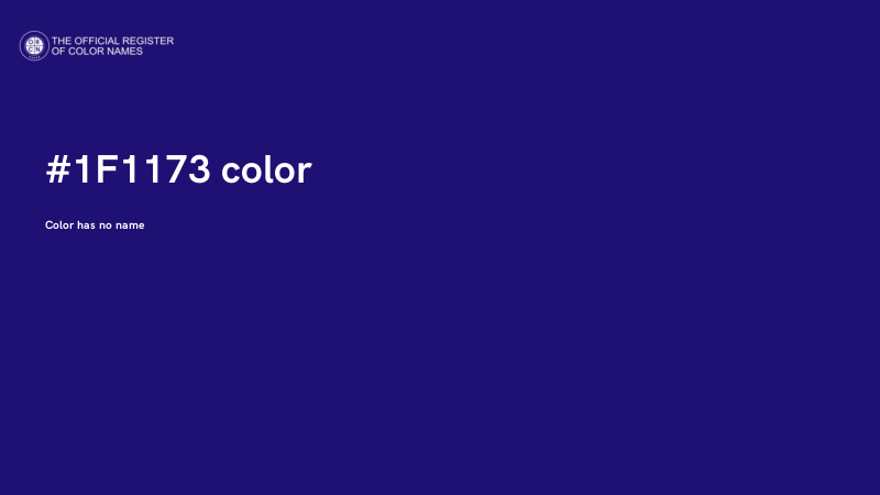 #1F1173 color image
