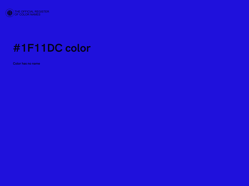 #1F11DC color image