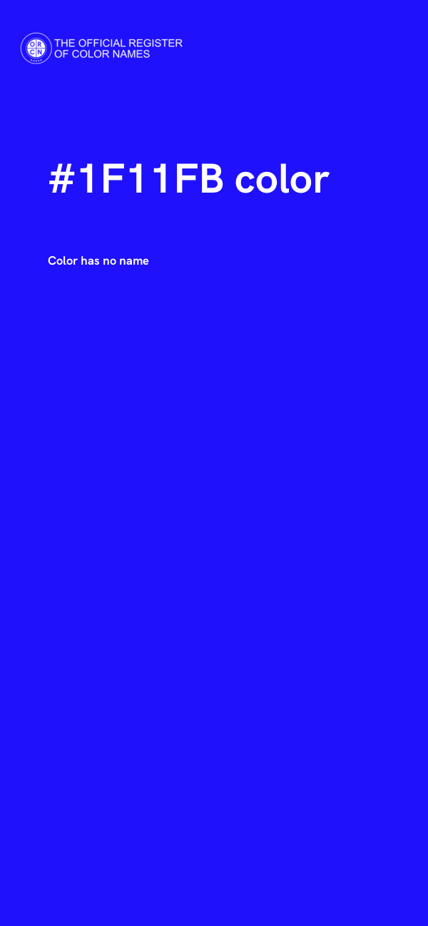 #1F11FB color image