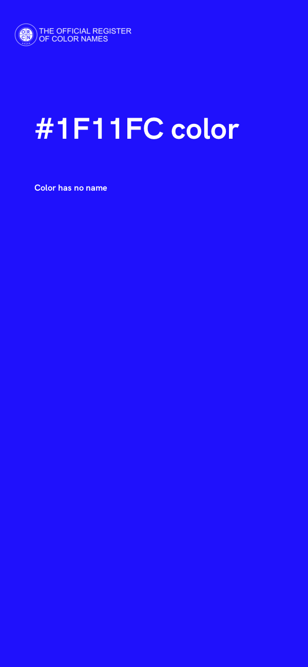 #1F11FC color image