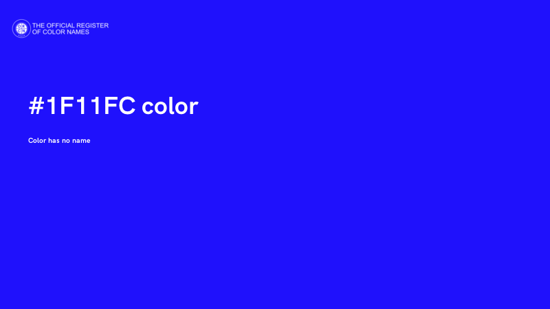 #1F11FC color image