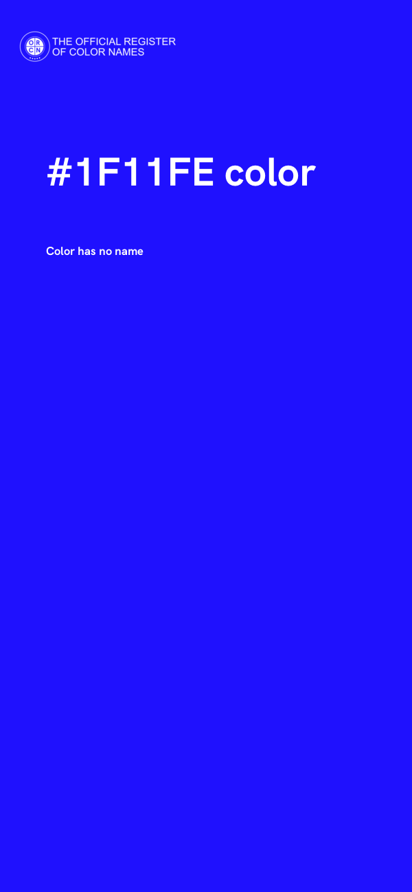 #1F11FE color image