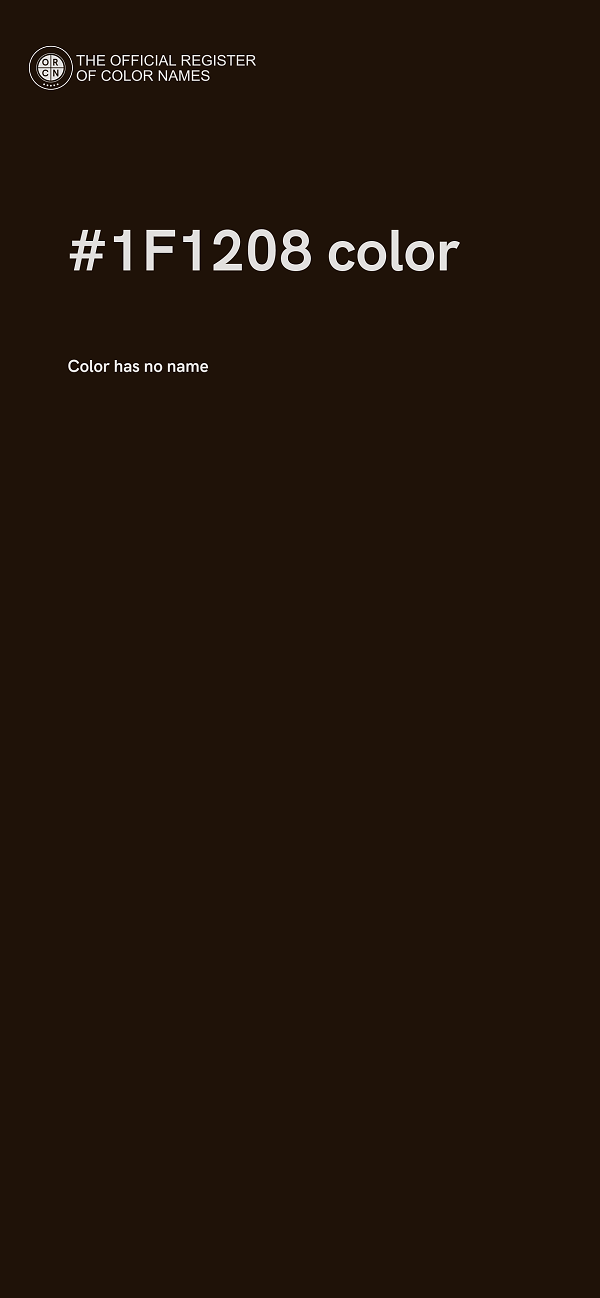 #1F1208 color image