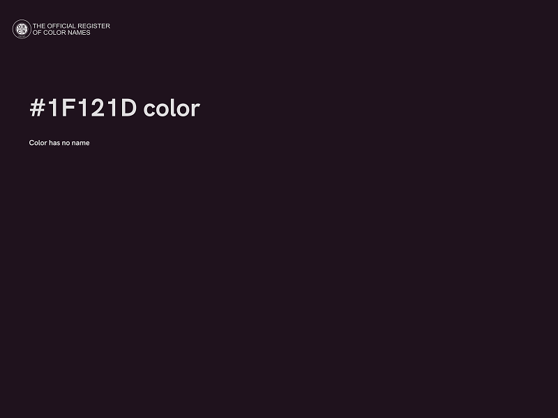 #1F121D color image