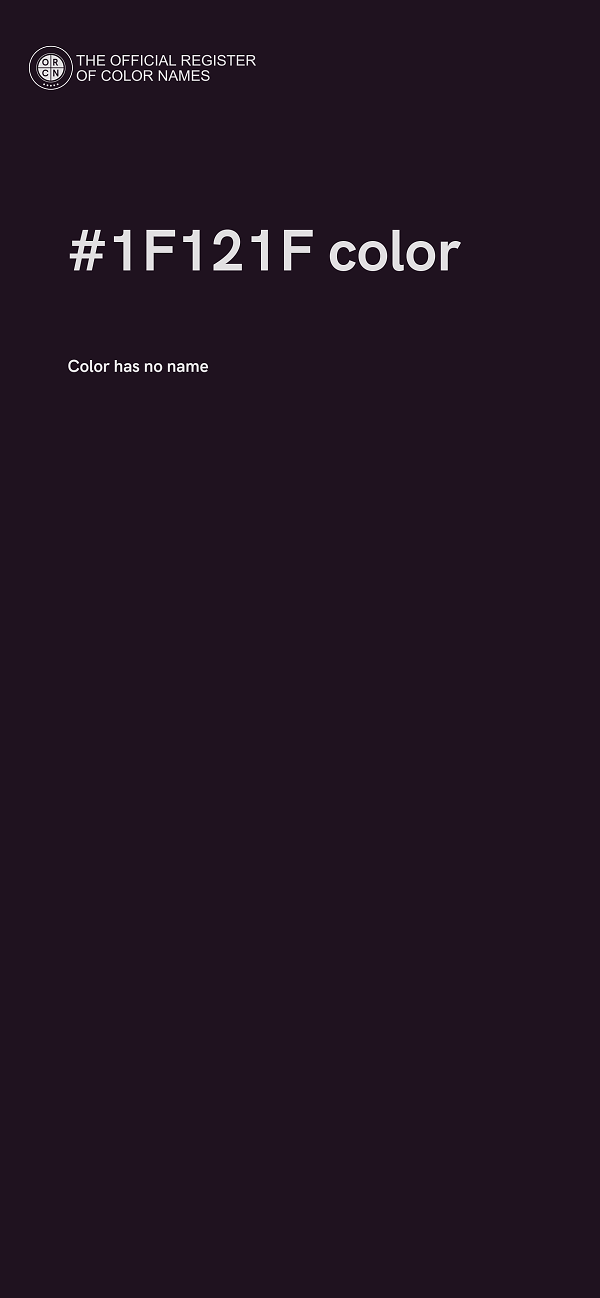 #1F121F color image