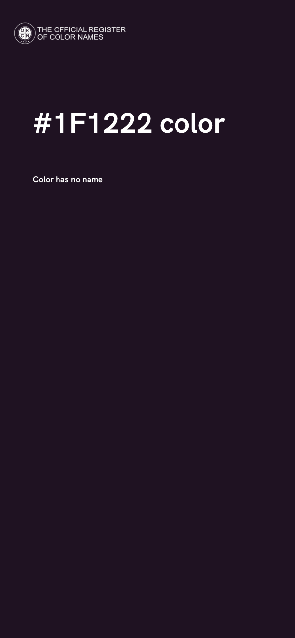 #1F1222 color image
