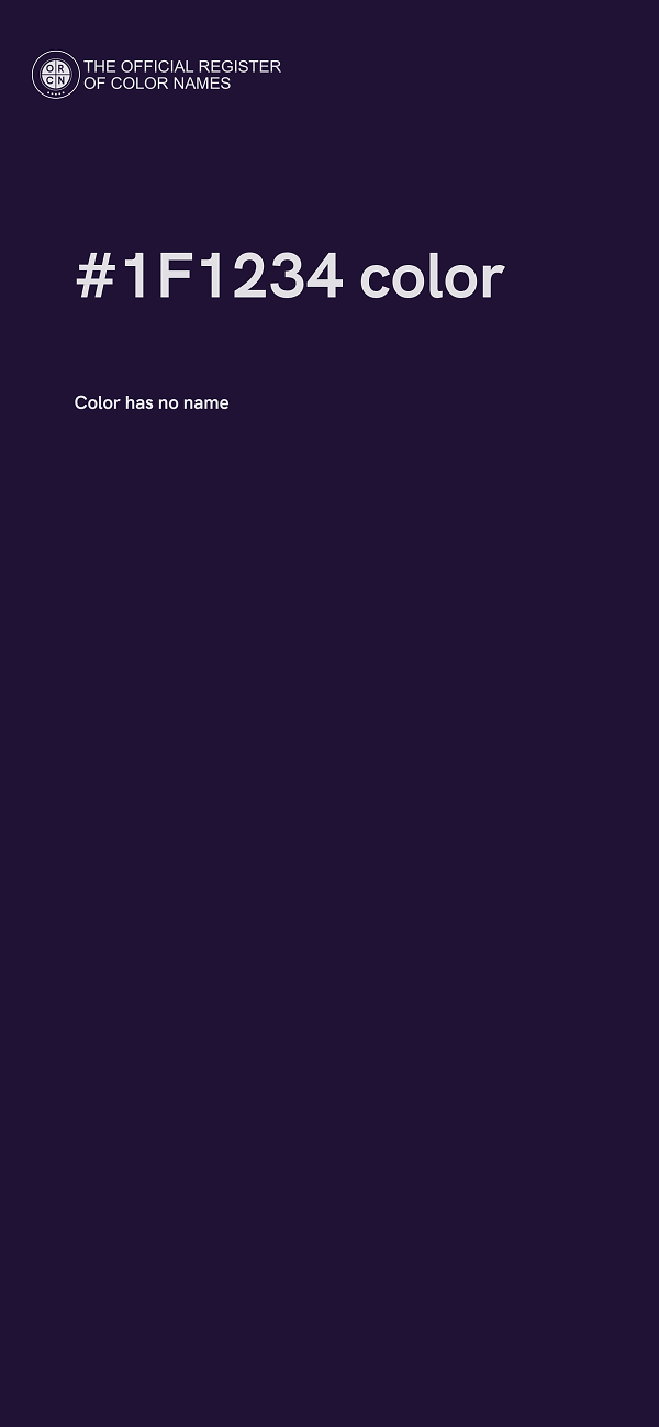 #1F1234 color image