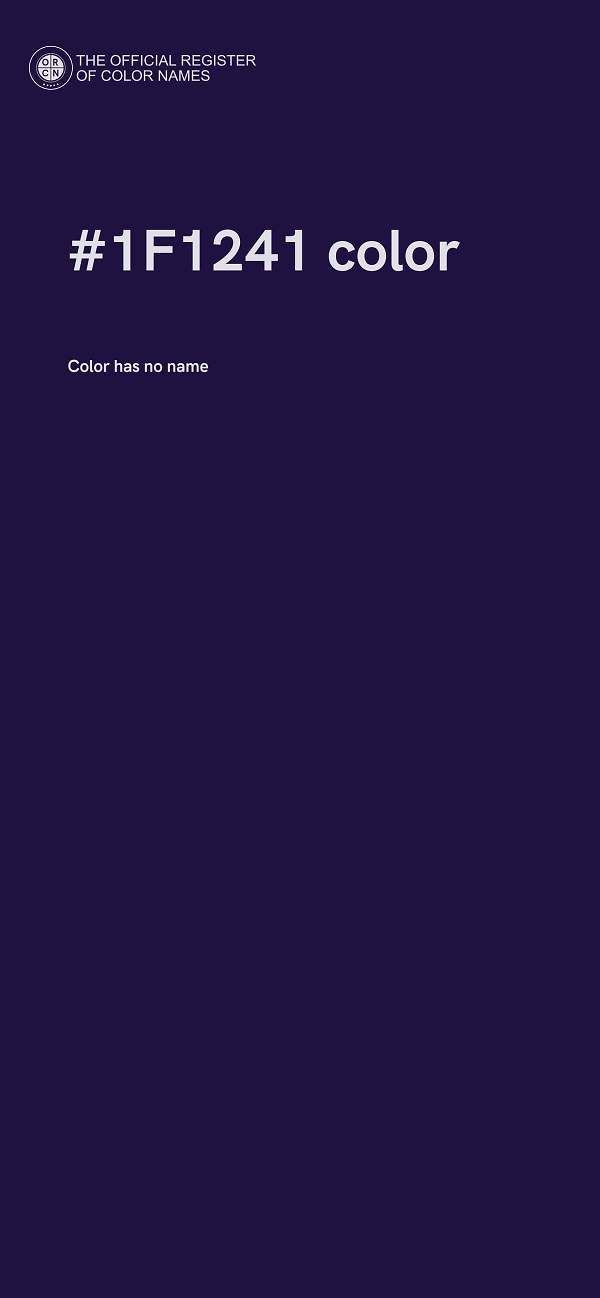 #1F1241 color image