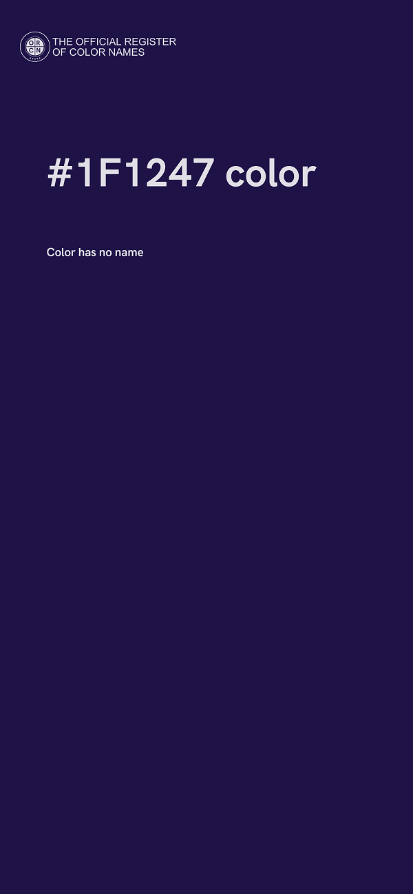 #1F1247 color image