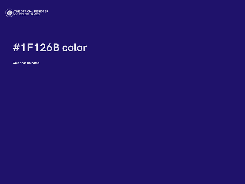 #1F126B color image