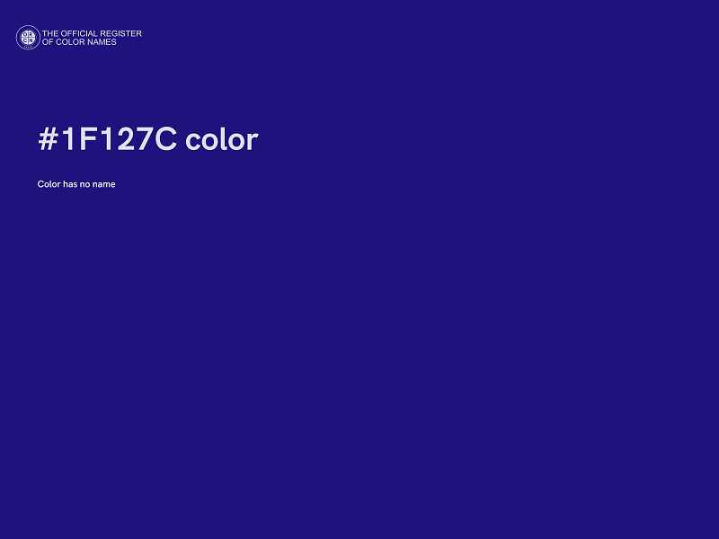 #1F127C color image