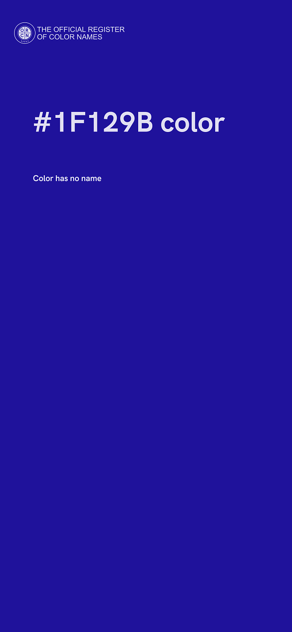 #1F129B color image
