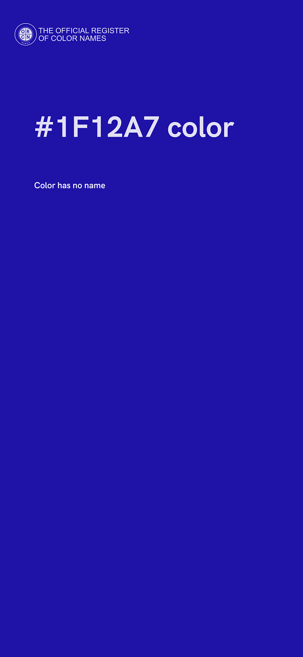 #1F12A7 color image