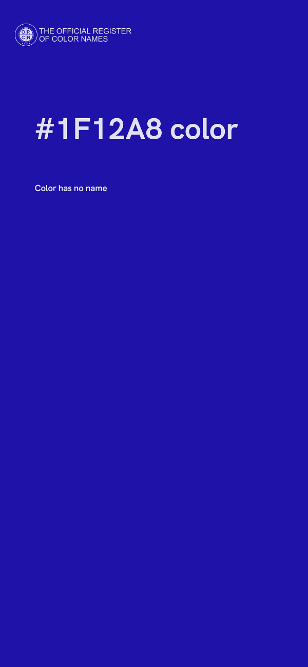 #1F12A8 color image