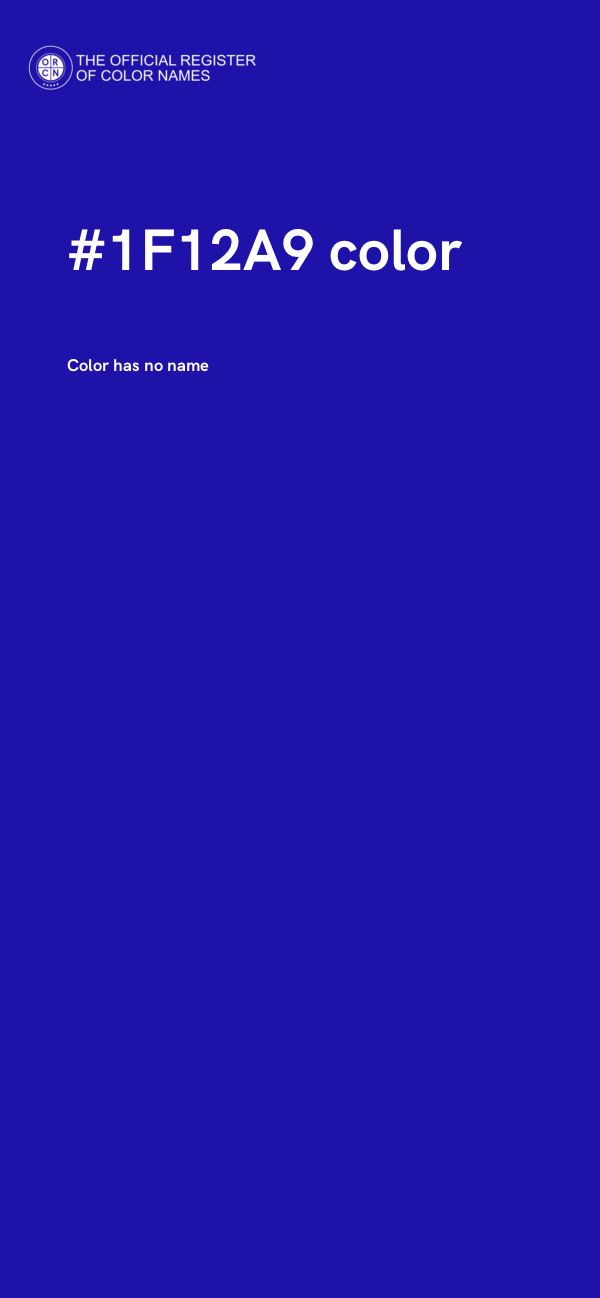 #1F12A9 color image