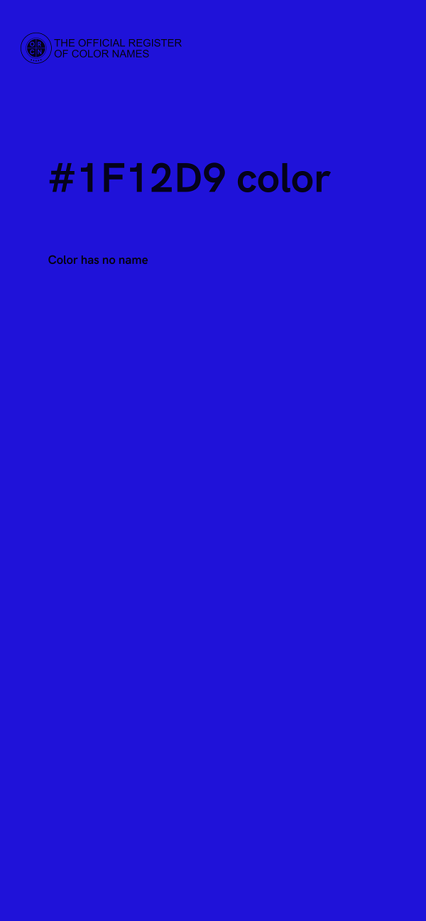 #1F12D9 color image