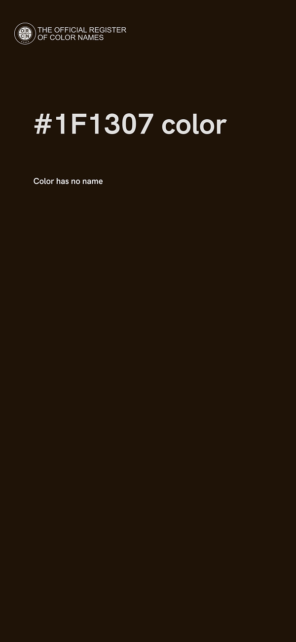 #1F1307 color image