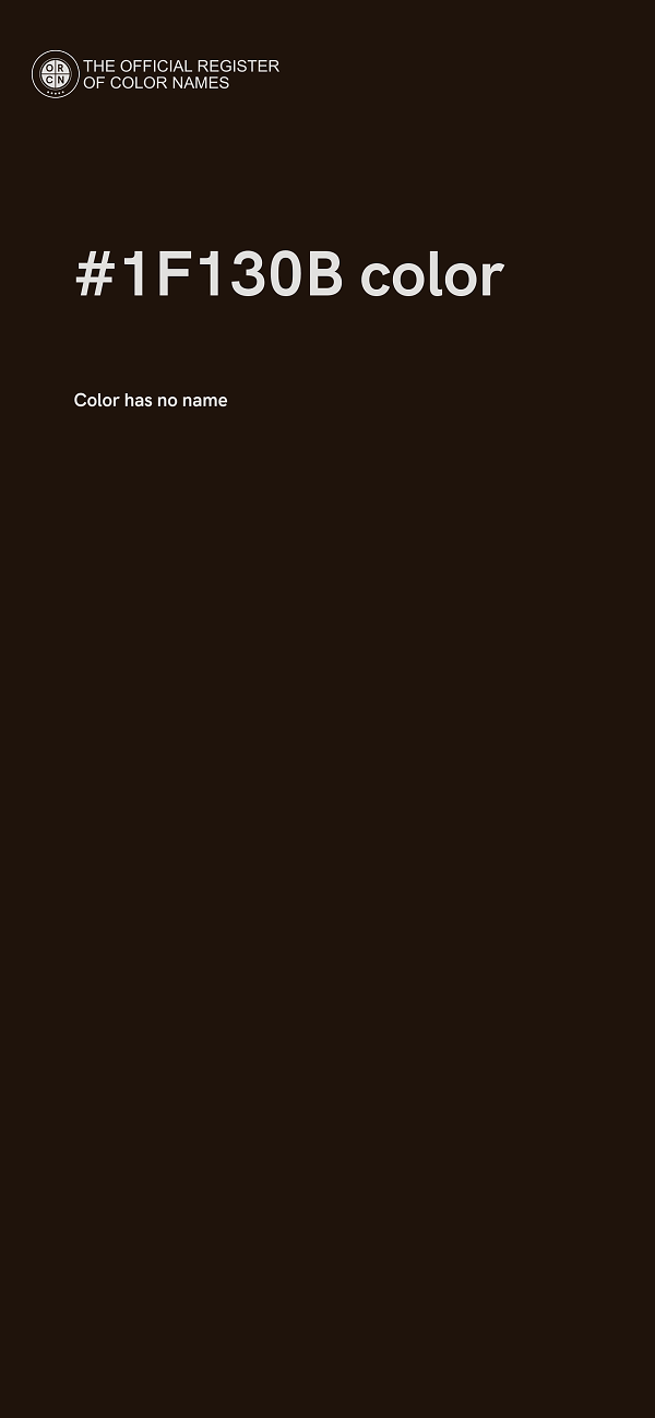 #1F130B color image