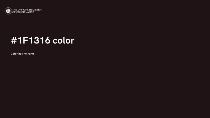 #1F1316 color image
