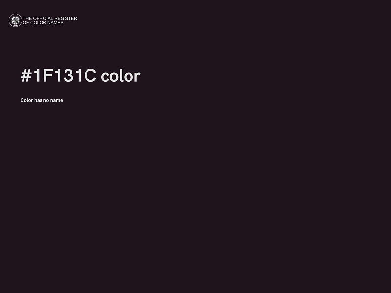 #1F131C color image