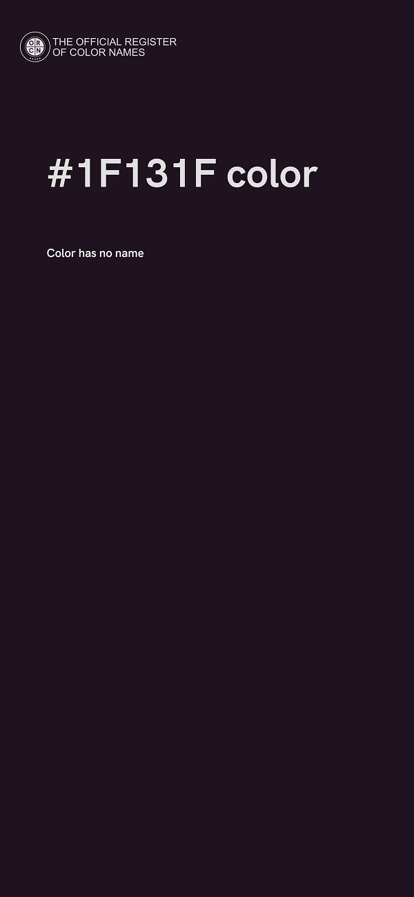 #1F131F color image