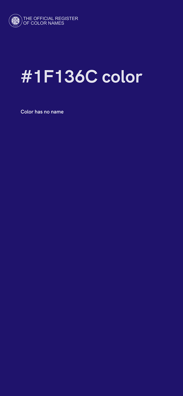 #1F136C color image