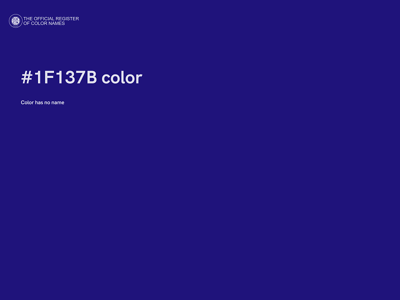 #1F137B color image