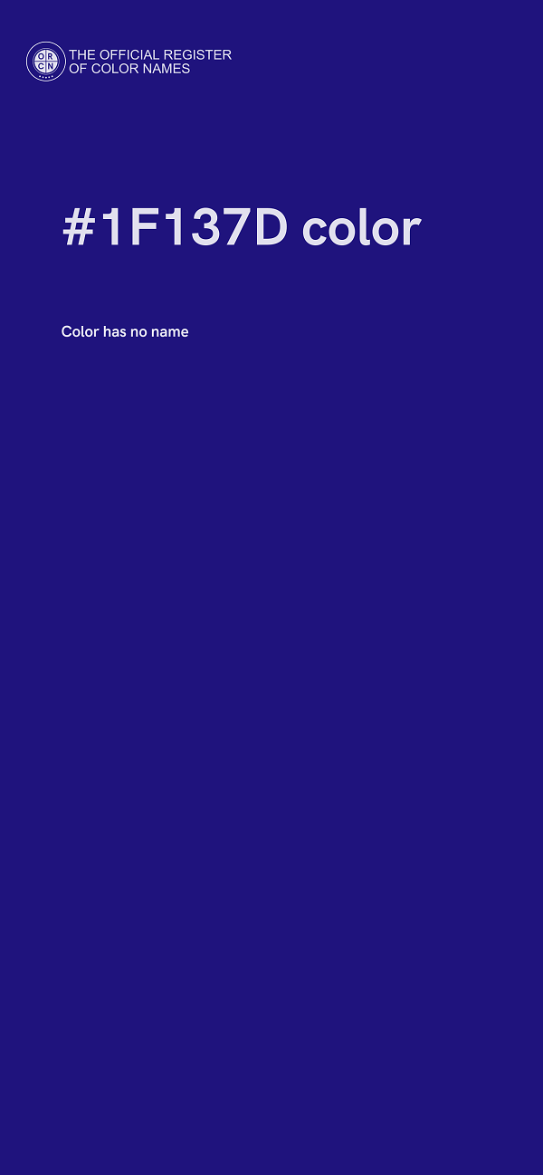 #1F137D color image