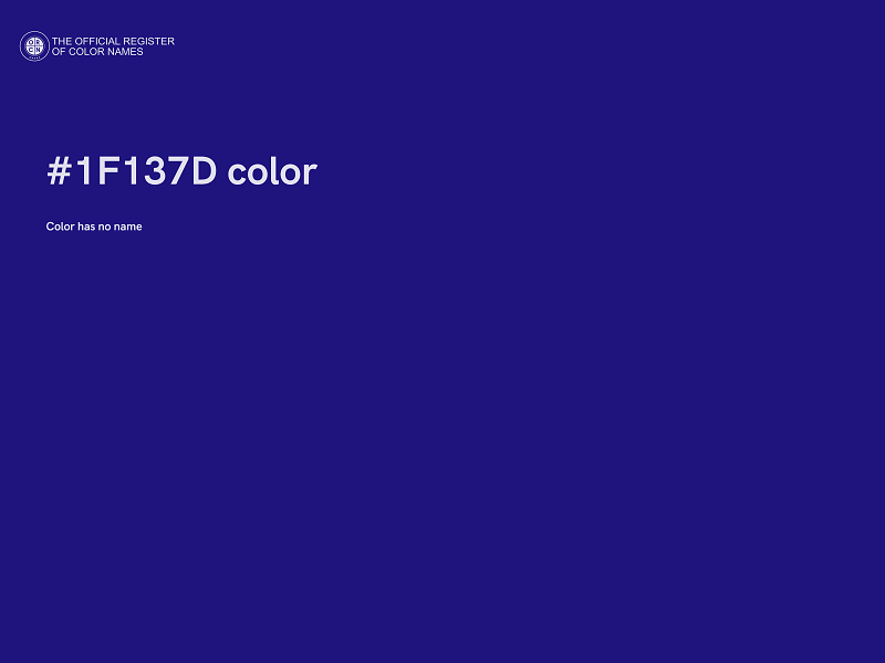 #1F137D color image