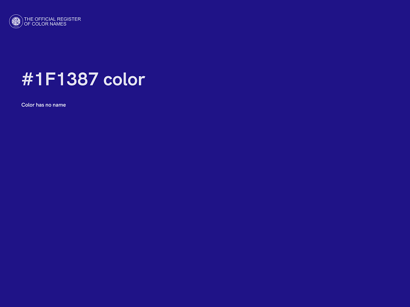 #1F1387 color image