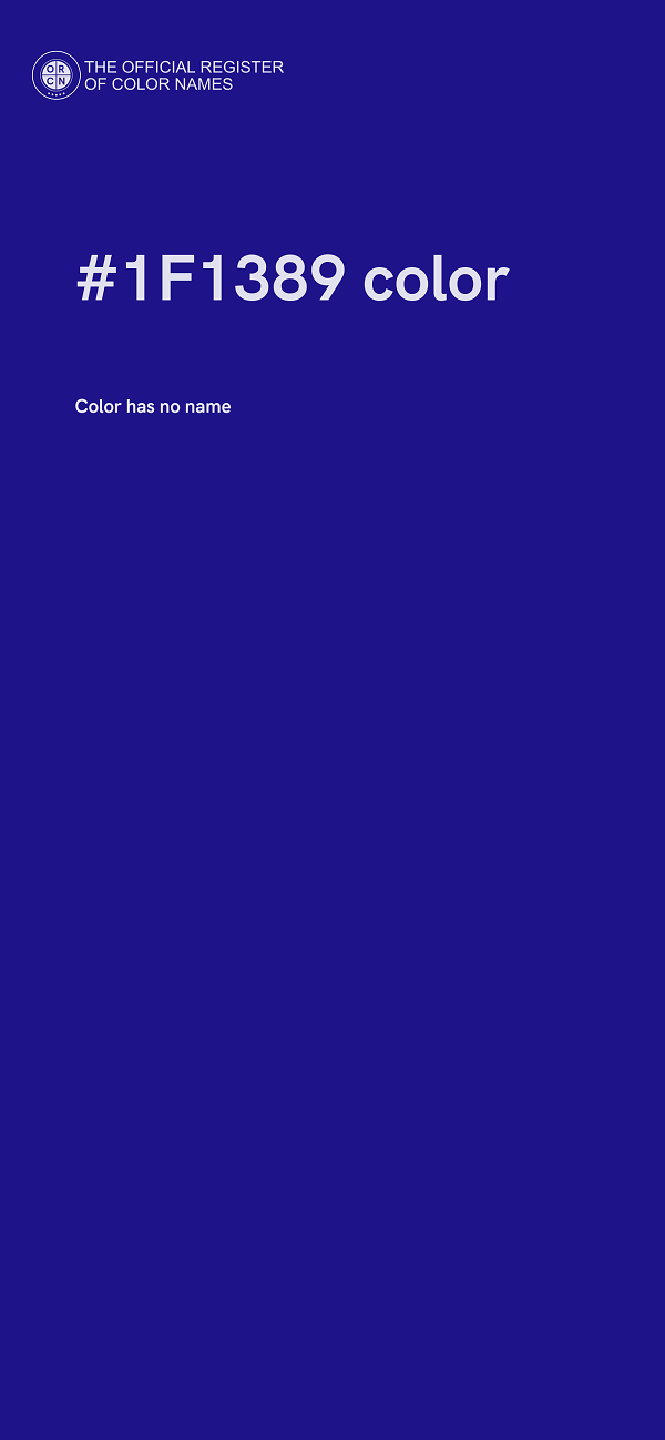 #1F1389 color image