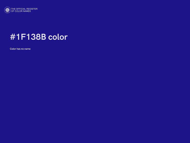 #1F138B color image