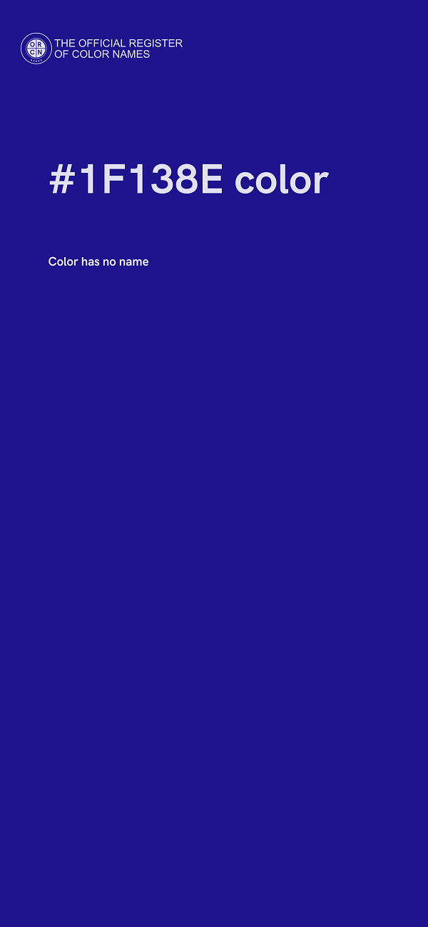 #1F138E color image