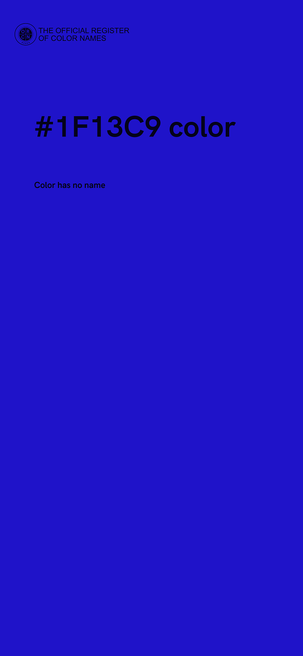 #1F13C9 color image