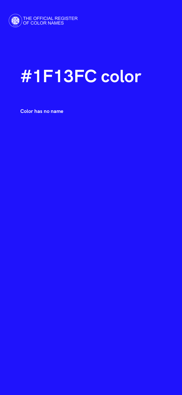 #1F13FC color image