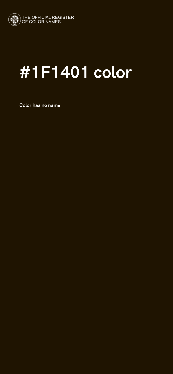 #1F1401 color image
