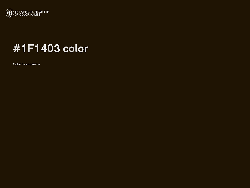 #1F1403 color image