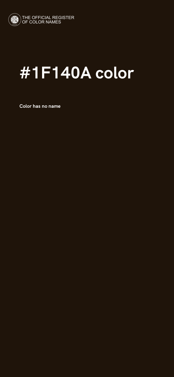 #1F140A color image