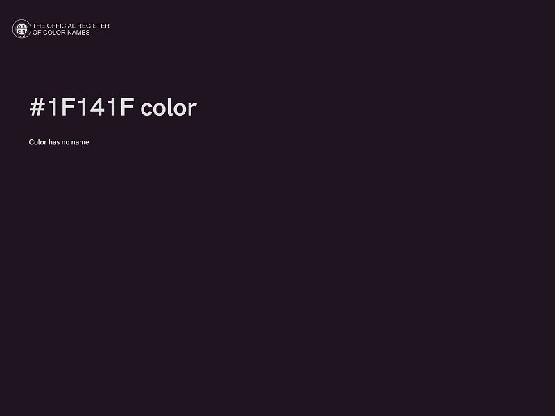 #1F141F color image