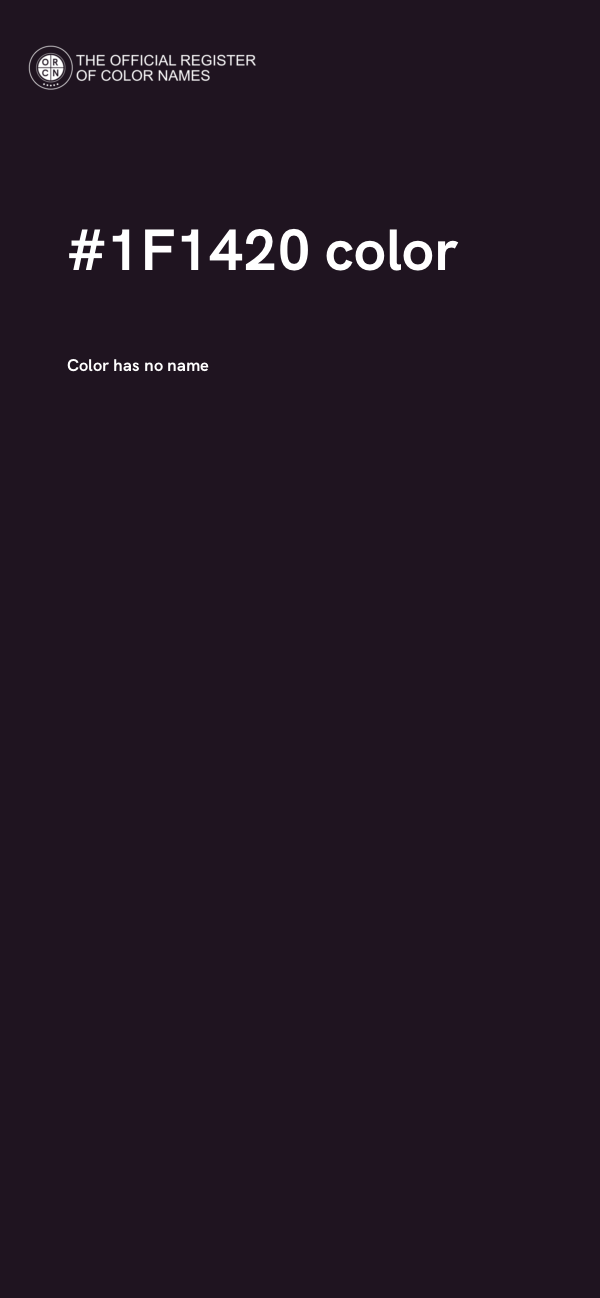 #1F1420 color image
