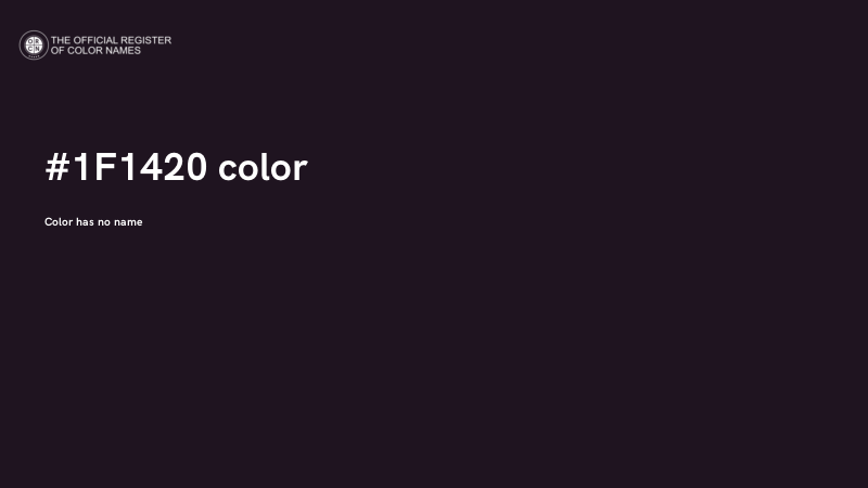 #1F1420 color image