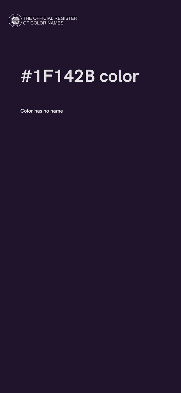 #1F142B color image