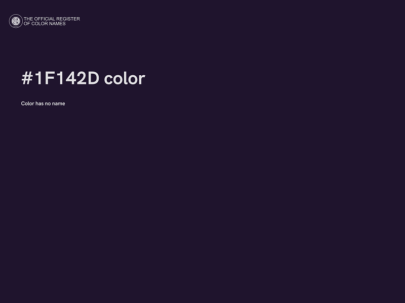 #1F142D color image