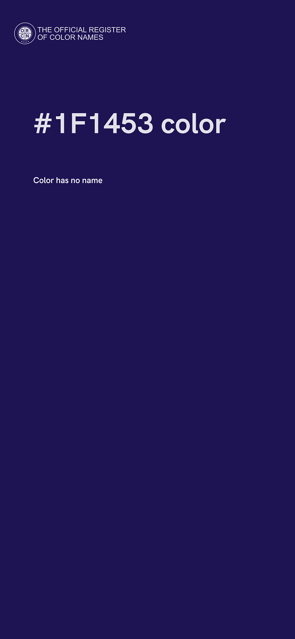 #1F1453 color image