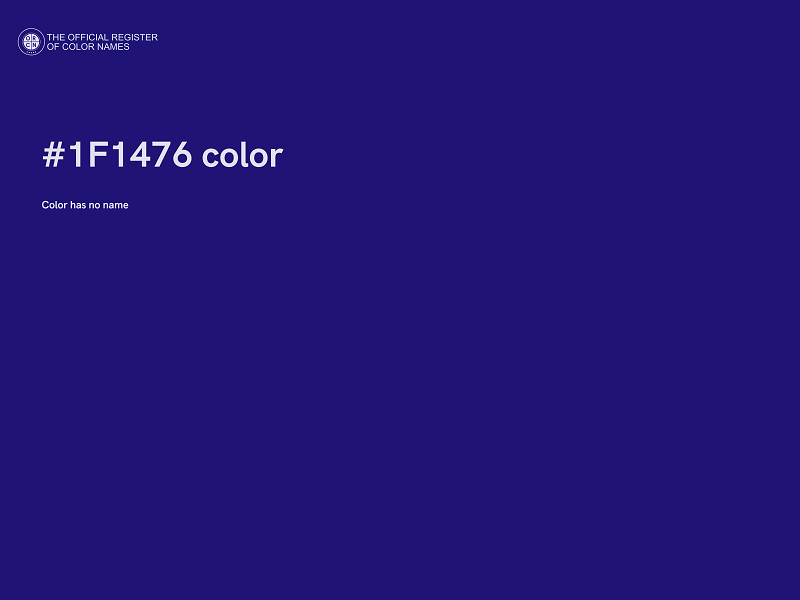 #1F1476 color image