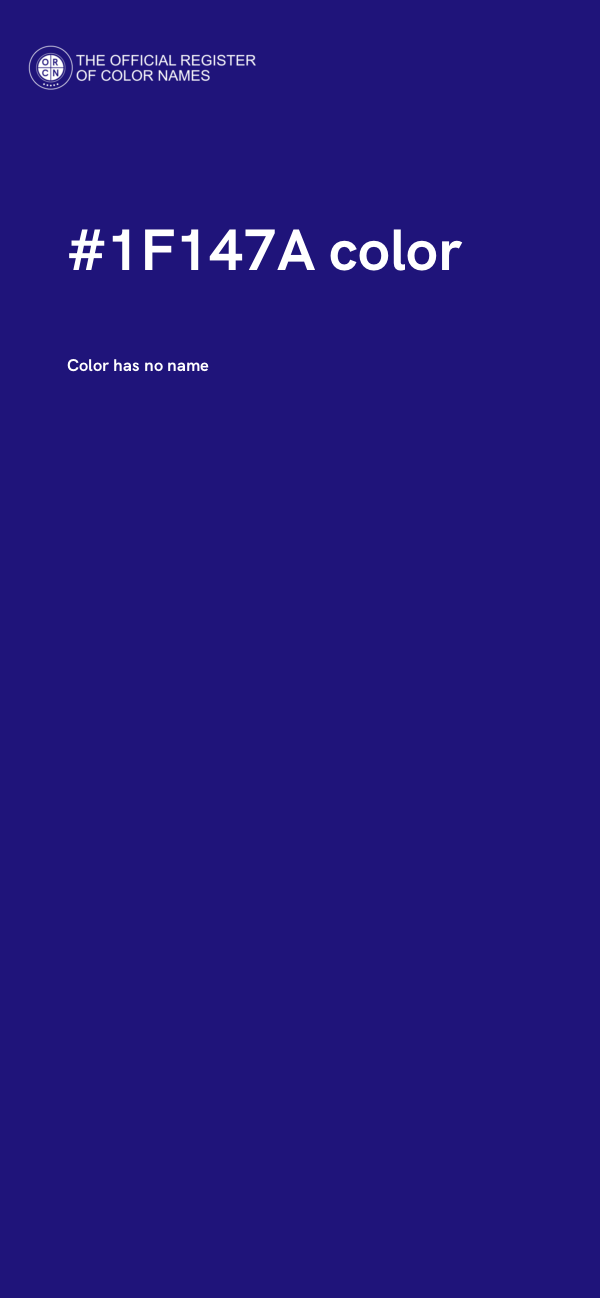#1F147A color image