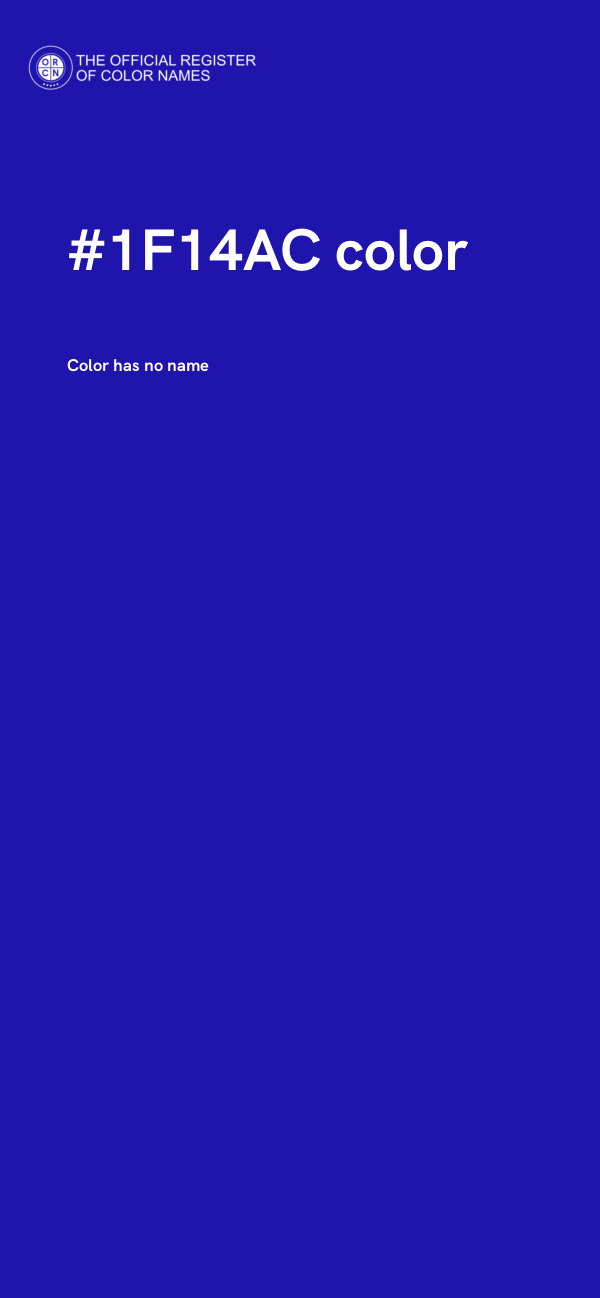 #1F14AC color image