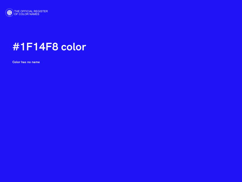 #1F14F8 color image