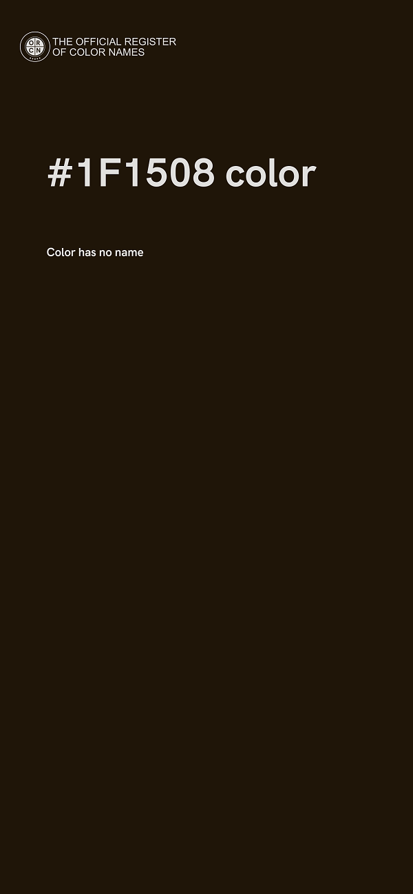 #1F1508 color image