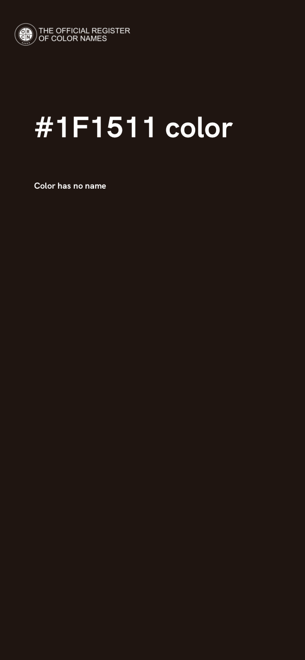 #1F1511 color image